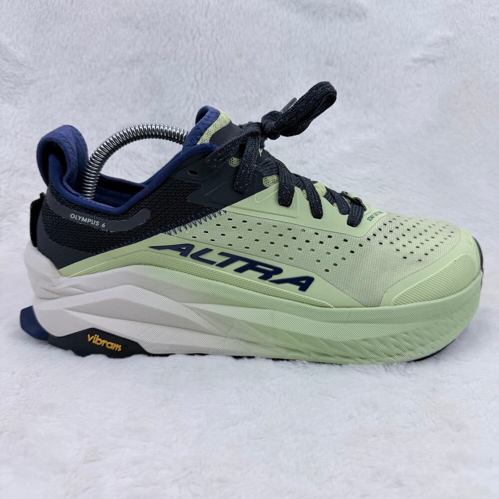 Altra Olympus 6 Womens Trail Running Shoes Green Black Size 10 Athletic Sneakers